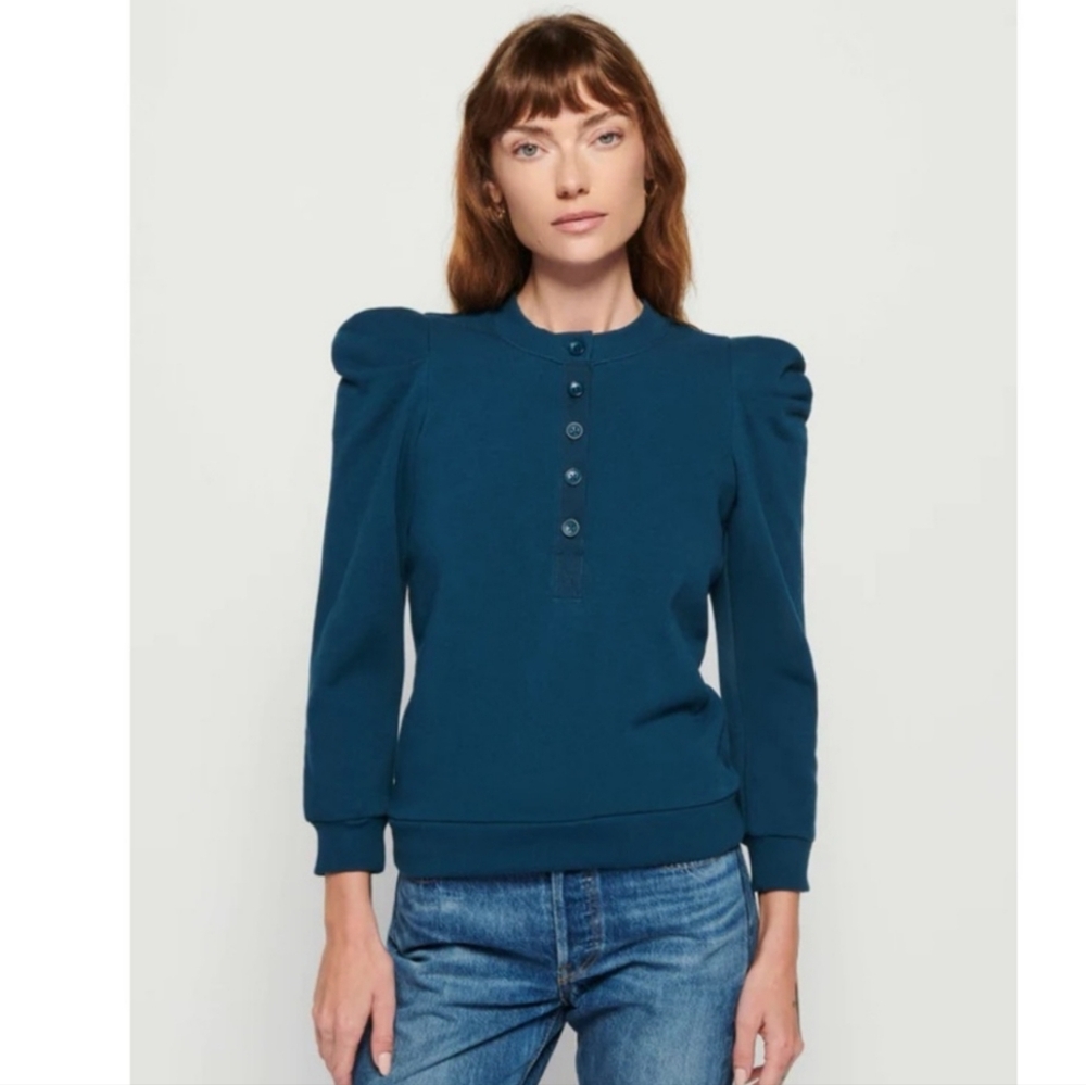 Nation LTD Shaya Sweatshirt Azul Teal